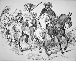 Texas Rangers durante il periodo della Repubblica del Texas (1836-45) 1842 da American School