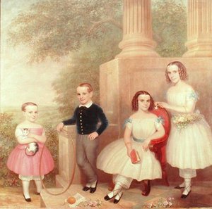 I bambini Abeel, c.1852-55 da American School
