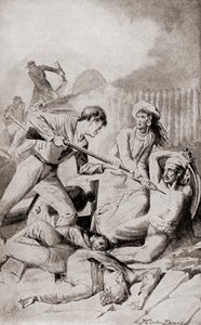 La battaglia di Quallah Battoo nel 1832, da 