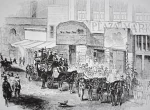 La diligenza Butterfield Overland Mail, pubblicata su Harper