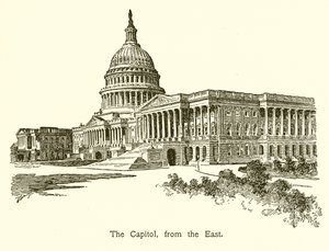 Il Campidoglio, da Est, Washington da American School