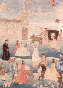Arazzo del matrimonio Chandler, c.1756 da American School