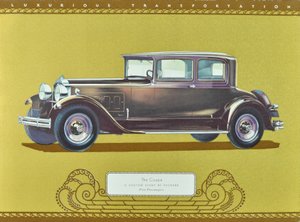 Il coupé, un otto personalizzato di Packard, ed. 1930 (litografia a colori) da American School