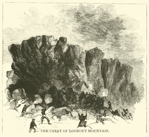 La cresta di Lookout Mountain, novembre 1863