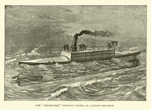 Il Distruttore, nave silurante del Capitano Ericsson da American School