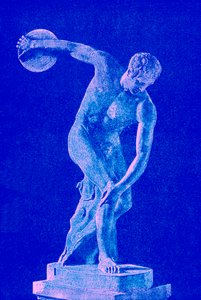 Il Discobolo, illustrazione da History of Greece di Victor Duruy, pubblicato nel 1890