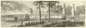 Il Quattordicesimo e Ventesimo Corpo in movimento fuori da Atlanta, novembre 1864 da American School