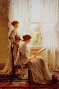 La lezione di musica, c.1890