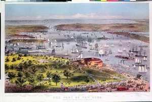 Il Porto di New York, veduta a volo d