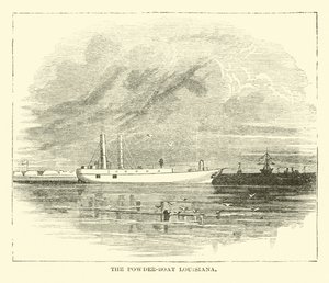 La nave polveriera Louisiana, dicembre 1864 da American School
