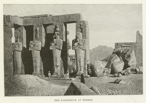 Il Ramesseum a Tebe da American School