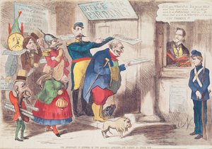 I nemici pentiti (?) della Repubblica che chiedono perdono a Zio Sam, 1869 da American School