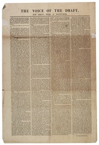 La voce della leva, 21 luglio 1863 da American School