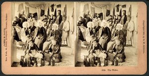 La veglia, c.1890 (stereografia) da American School