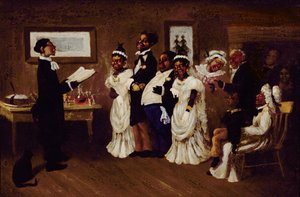 Il matrimonio, c.1850 da American School