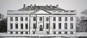 La Casa Bianca nel 1807 da American School