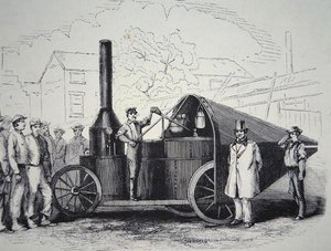 Il cannone a vapore Winans, catturato dai Confederati durante la Guerra Civile Americana, maggio 1861 da American School