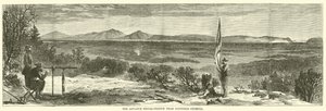 La stazione di segnalazione avanzata vicino a Ringgold, Georgia, maggio 1864