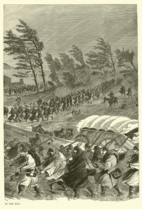 La campagna nel fango, gennaio 1863 da American School