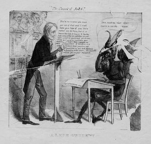 La battuta incrinata: uno studente recente, 1827 da American School
