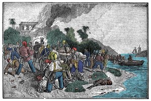 La morte del Capitano Edward Davis da American School
