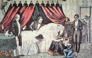 La Morte di George Washington da American School