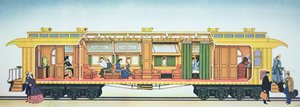 La prima carrozza letto Pullman di lusso da American School