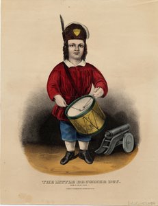 Il piccolo tamburino: rub-a-dub-dub, pub. da Currier & Ives, c.1860