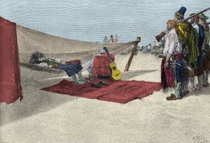 Il pirata Sir Henry Morgan recluta uomini per l