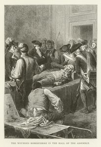 Il ferito Robespierre nella Sala dell