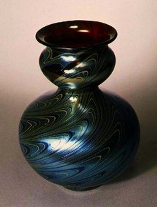 Vaso a doppia zucca di Tiffany, New York, c.1890 da American School