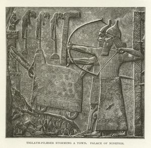 Tiglath-Pileser assalta una città, Palazzo di Ninive da American School