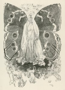 Titania, personaggio della commedia Sogno di una notte di mezza estate di William Shakespeare (incisione) da American School