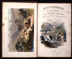 Pagina del titolo di California, its past history, its present position, its future prospects di G.A. Fleming, 1850