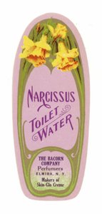 Etichetta Toilet Water, Narcissus da American School