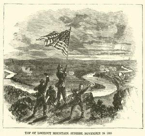 Cima di Lookout Mountain, alba, 25 novembre 1863, novembre 1863