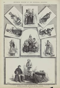Costumi tradizionali svedesi, Esposizione Centennale, Philadelphia, Pennsylvania, USA
