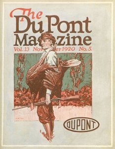 Cacciatore di Tacchini, copertina della rivista DuPont, novembre 1920