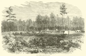 Opere unioniste sulla Weldon Road, agosto 1864 da American School