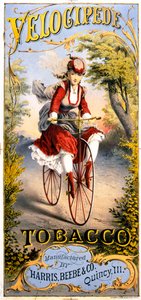 Pubblicità di rivista del tabacco Velocipede