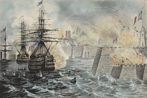 Bombardamento vittorioso di Vera Cruz da American School