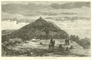Veduta di Kenesaw da Little Kenesaw, giugno 1864 da American School