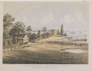 Vista della casa di Simon Aertsen de Hart, 1867