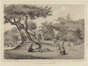 Villaggio vicino a Napha, Lew Chew (Isole Ryukyu) da American School