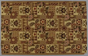 Carta da parati, motivo, ca. 1885 da American School