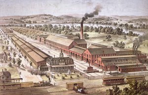 Wason Railroad Car Manufacturers, Springfield, Massachusetts da American School