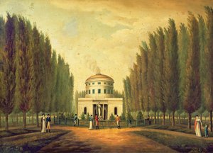 Impianti idrici, Centre Square, Philadelphia, c.1815 da American School
