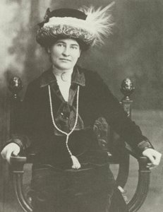 Willa Cather, 1910 circa (incisione) da American School