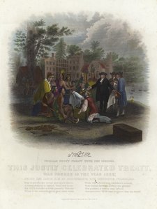 Il trattato di William Penn con gli indiani