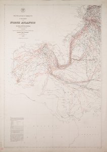 Carta dei venti e delle correnti del Nord Atlantico da American School